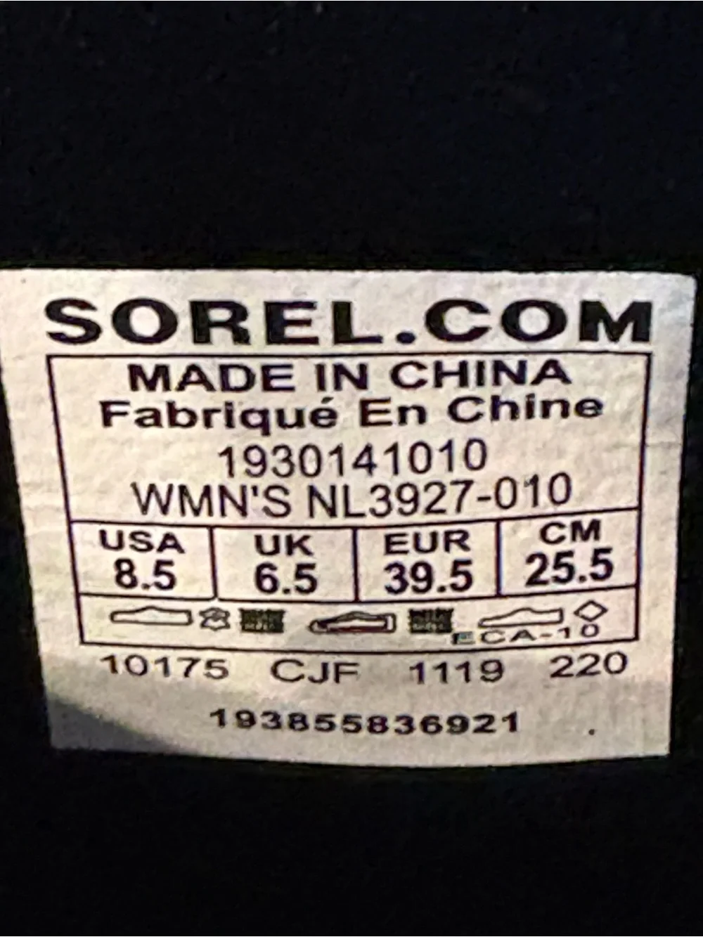 Sorel Joan of Arctic Next Lite Mid Puffy Black Waterproof Boots 8.5